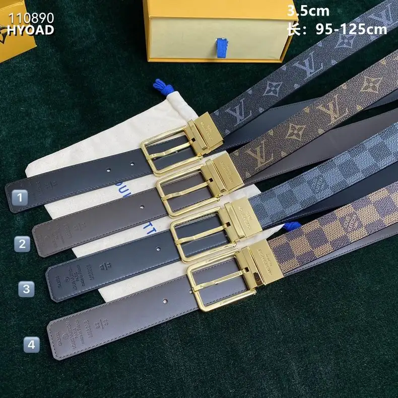 LV Belt 35mmX95-125cm 8L04